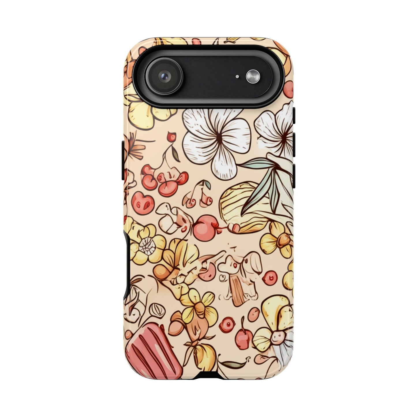 Copy of Copy of Modern Geometric Line Art Phone Case - Abstract Purple & White Tough Cover for iPhone 17, Samsung Galaxy & Google Pixel