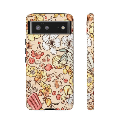 Copy of Copy of Modern Geometric Line Art Phone Case - Abstract Purple & White Tough Cover for iPhone 17, Samsung Galaxy & Google Pixel