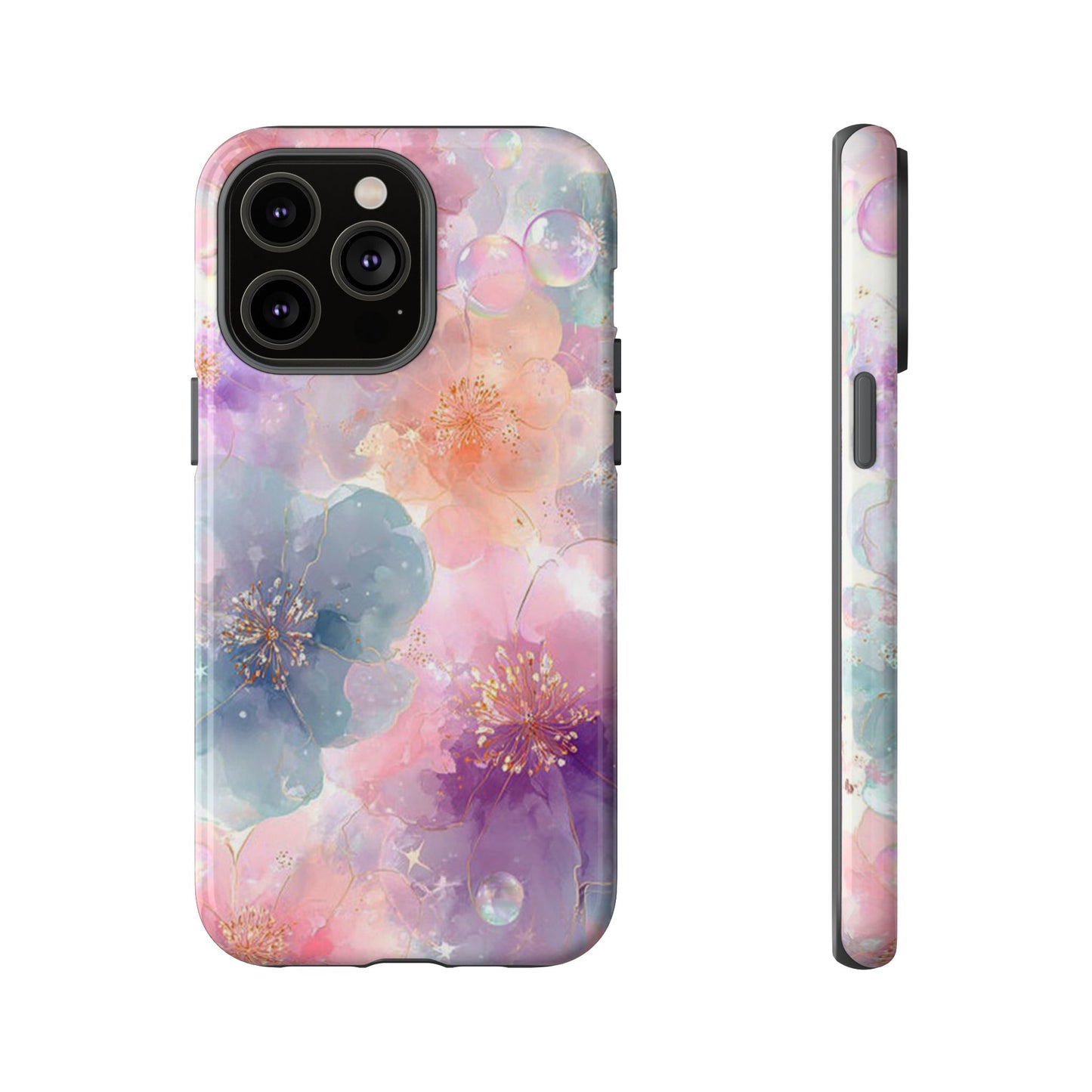 Copy of Copy of Modern Geometric Line Art Phone Case - Abstract Purple & White Tough Cover for iPhone 17, Samsung Galaxy & Google Pixel