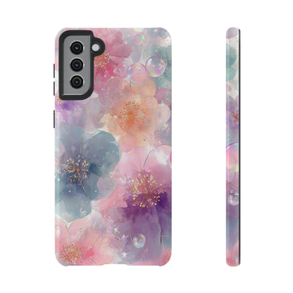 Copy of Copy of Modern Geometric Line Art Phone Case - Abstract Purple & White Tough Cover for iPhone 17, Samsung Galaxy & Google Pixel