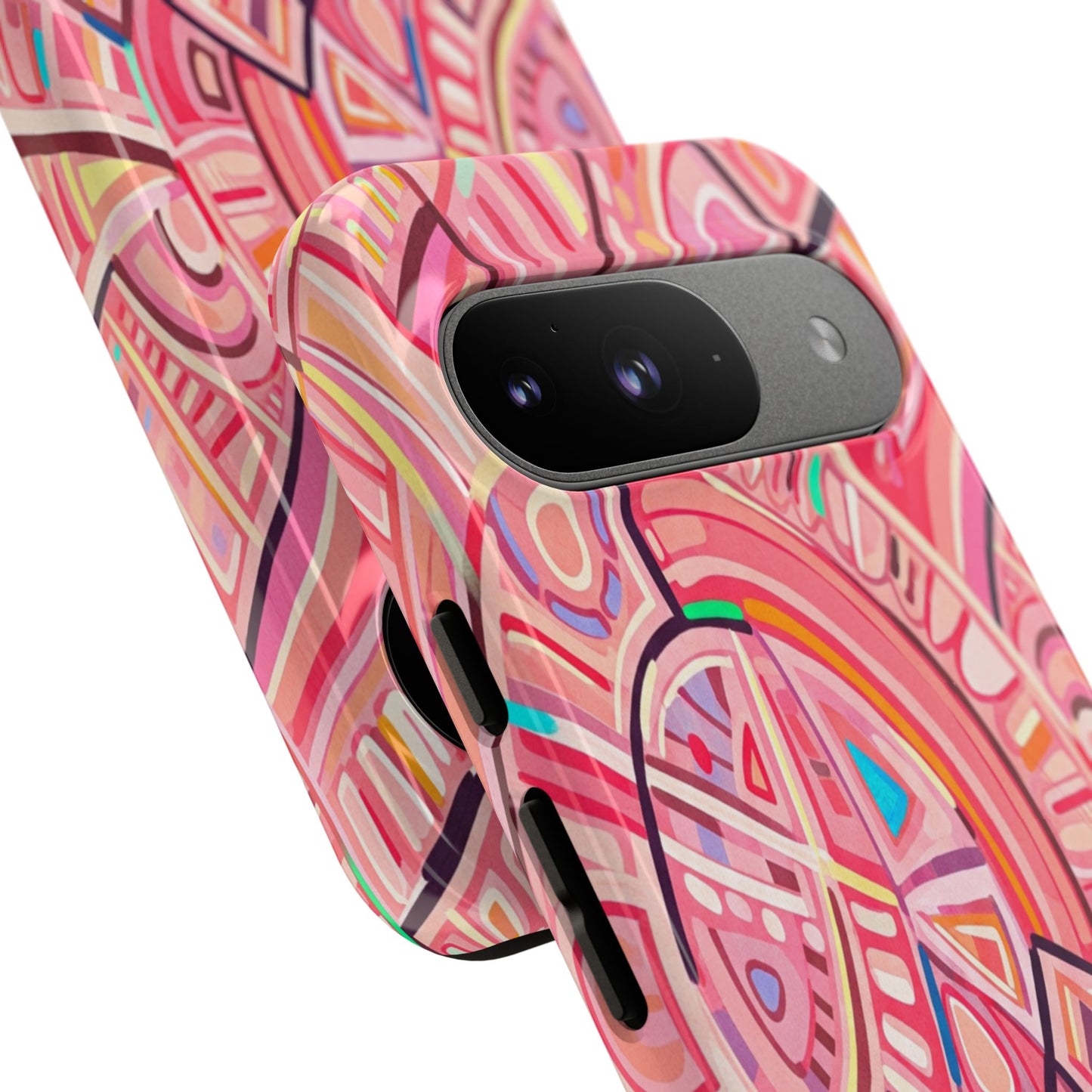 Copy of Copy of Cute Pink Kawaii Cloud and Cherry Phone Case - Tough Dual-Layer Cover with 3D Bows for iPhone 17, Samsung Galaxy & Pixel