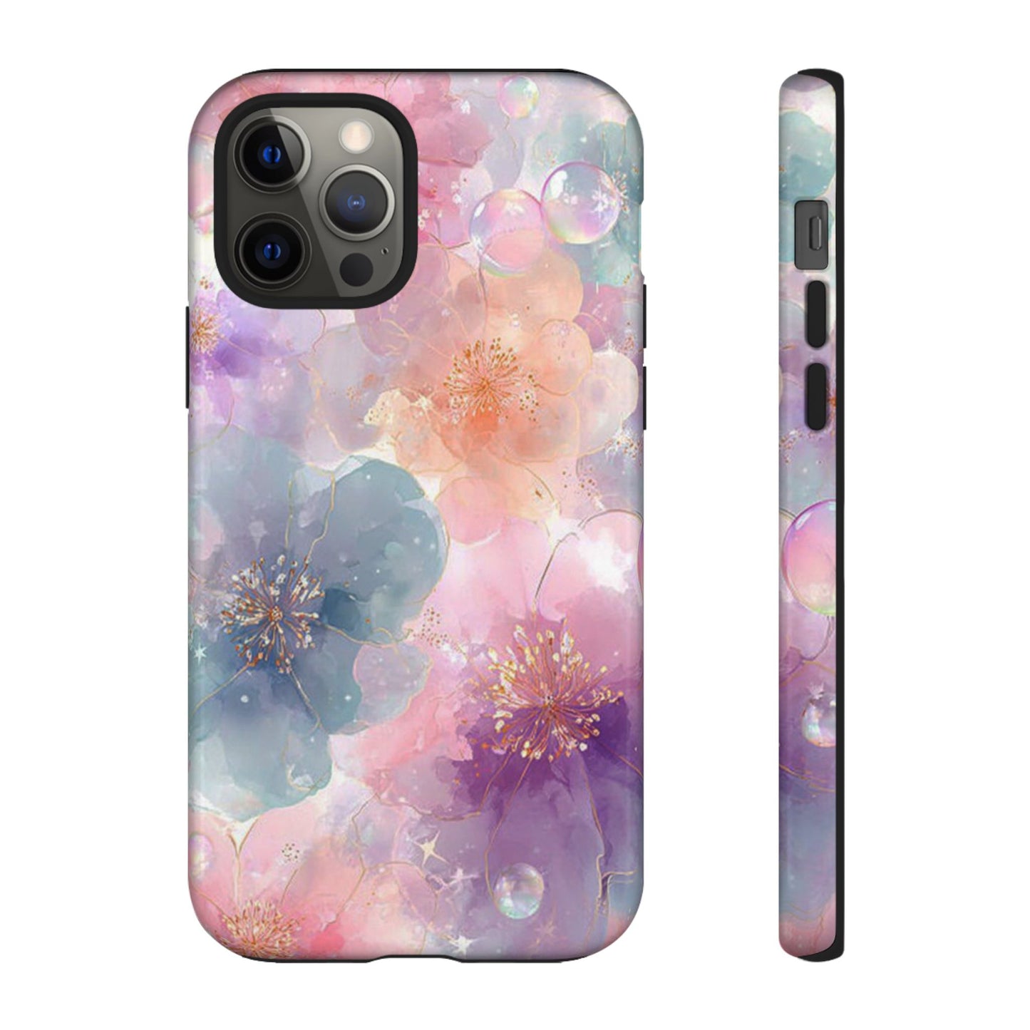 Copy of Copy of Modern Geometric Line Art Phone Case - Abstract Purple & White Tough Cover for iPhone 17, Samsung Galaxy & Google Pixel