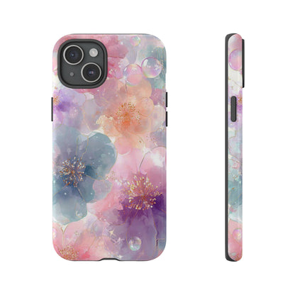 Copy of Copy of Modern Geometric Line Art Phone Case - Abstract Purple & White Tough Cover for iPhone 17, Samsung Galaxy & Google Pixel