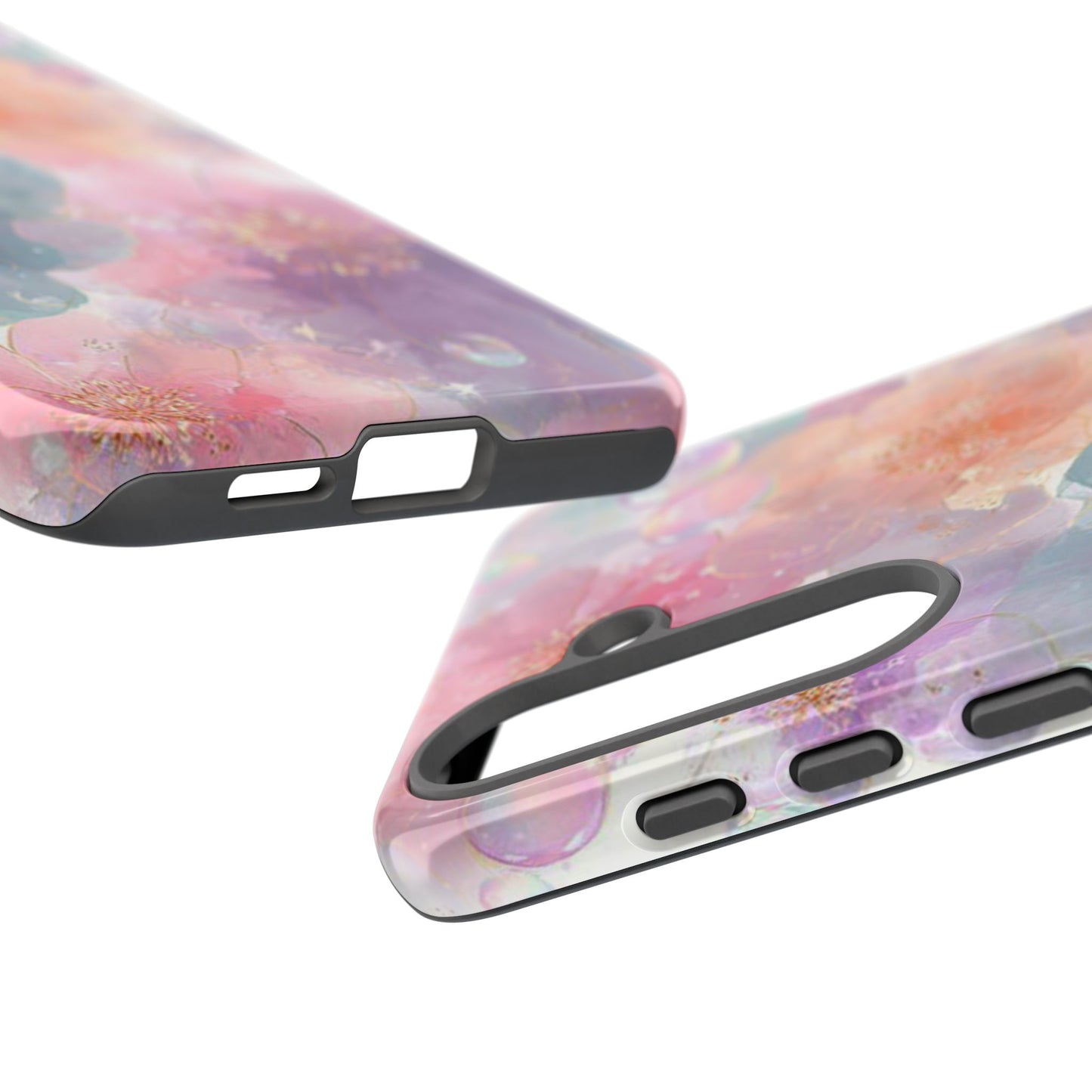 Copy of Copy of Modern Geometric Line Art Phone Case - Abstract Purple & White Tough Cover for iPhone 17, Samsung Galaxy & Google Pixel