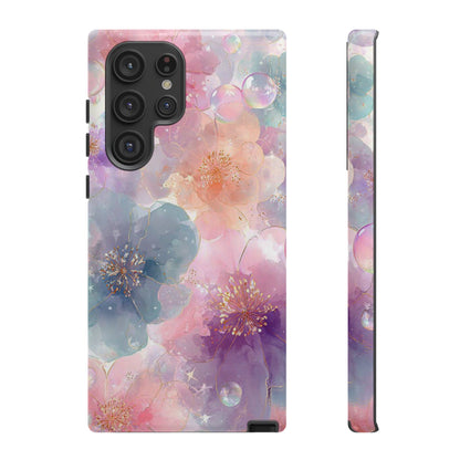 Copy of Copy of Modern Geometric Line Art Phone Case - Abstract Purple & White Tough Cover for iPhone 17, Samsung Galaxy & Google Pixel