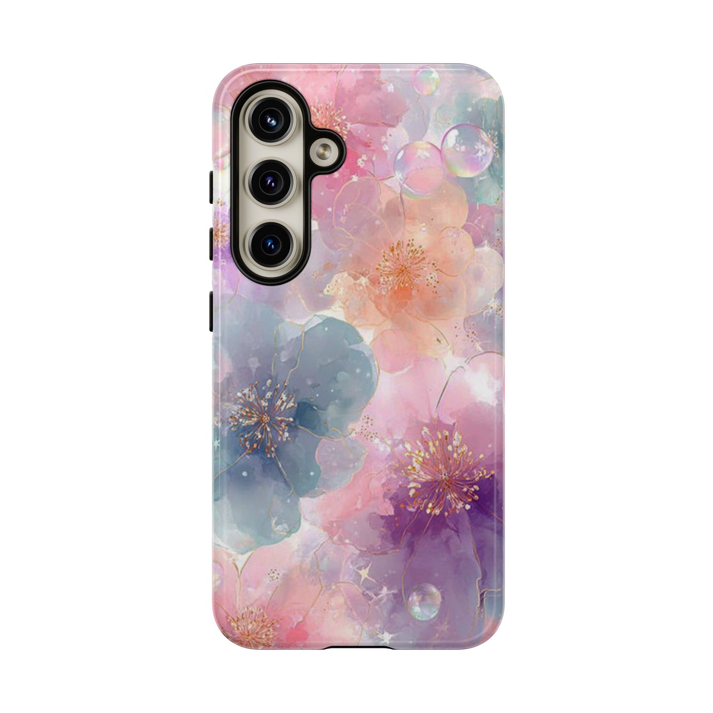 Copy of Copy of Modern Geometric Line Art Phone Case - Abstract Purple & White Tough Cover for iPhone 17, Samsung Galaxy & Google Pixel