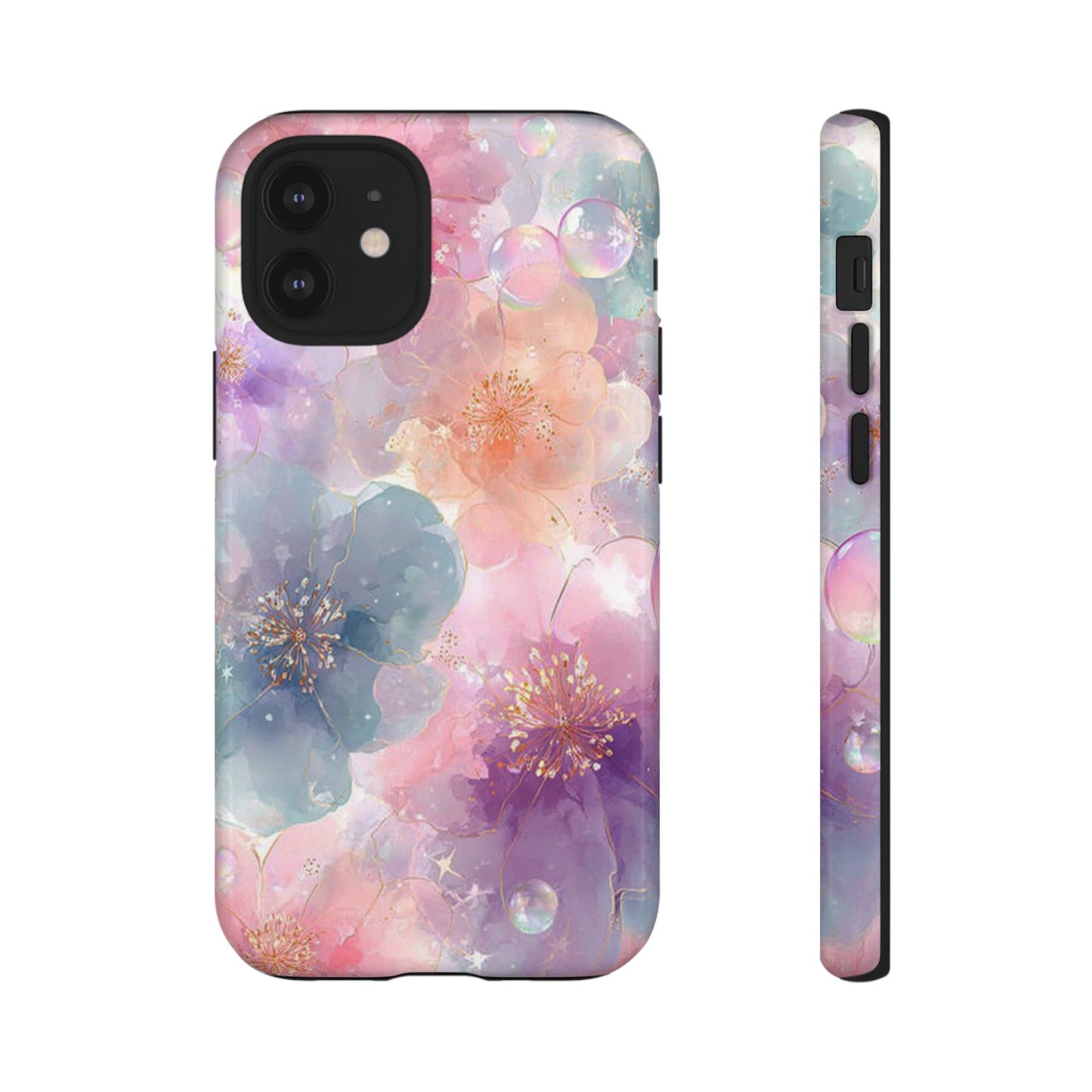 Copy of Copy of Modern Geometric Line Art Phone Case - Abstract Purple & White Tough Cover for iPhone 17, Samsung Galaxy & Google Pixel