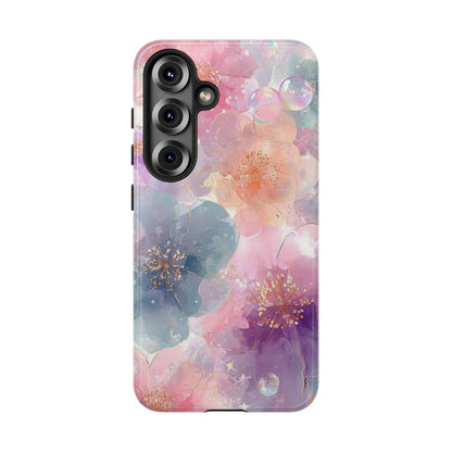 Copy of Copy of Modern Geometric Line Art Phone Case - Abstract Purple & White Tough Cover for iPhone 17, Samsung Galaxy & Google Pixel