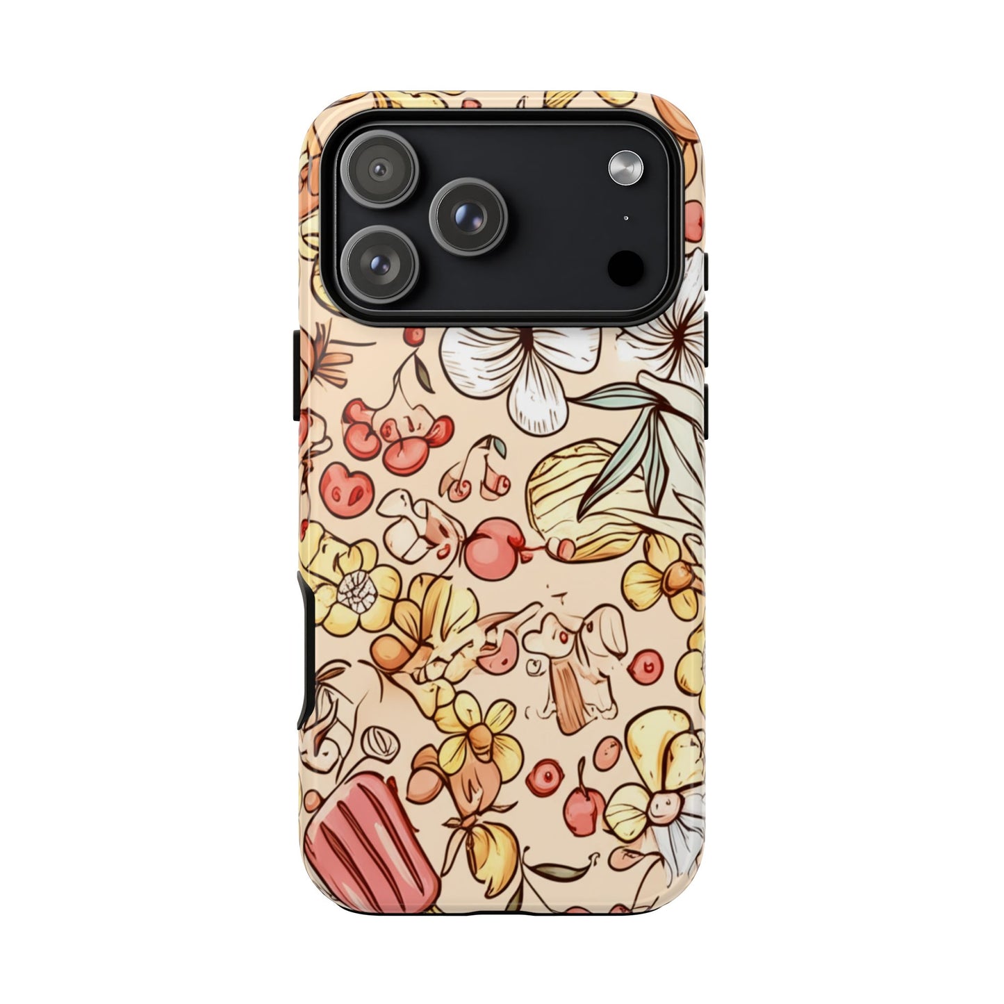 Copy of Copy of Modern Geometric Line Art Phone Case - Abstract Purple & White Tough Cover for iPhone 17, Samsung Galaxy & Google Pixel