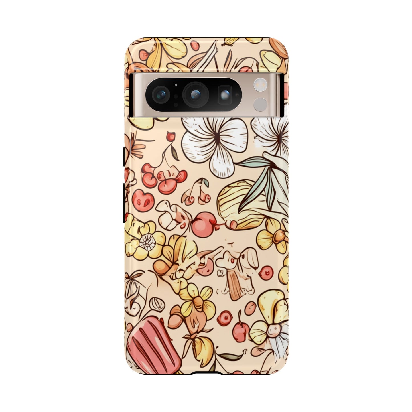 Copy of Copy of Modern Geometric Line Art Phone Case - Abstract Purple & White Tough Cover for iPhone 17, Samsung Galaxy & Google Pixel