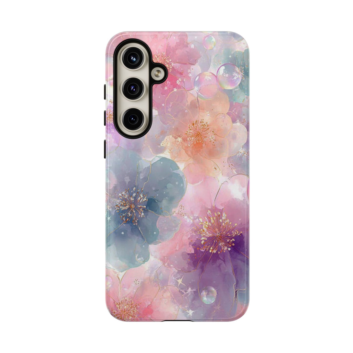 Copy of Copy of Modern Geometric Line Art Phone Case - Abstract Purple & White Tough Cover for iPhone 17, Samsung Galaxy & Google Pixel