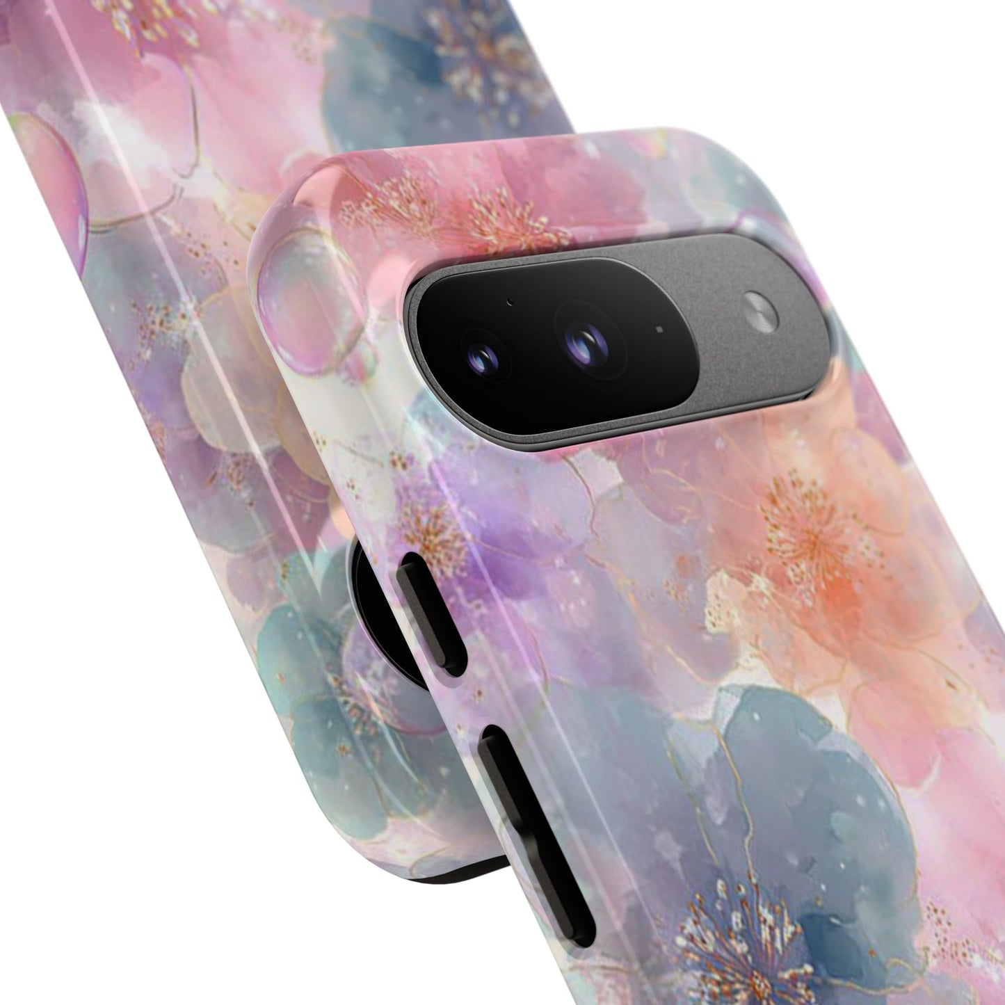 Copy of Copy of Modern Geometric Line Art Phone Case - Abstract Purple & White Tough Cover for iPhone 17, Samsung Galaxy & Google Pixel