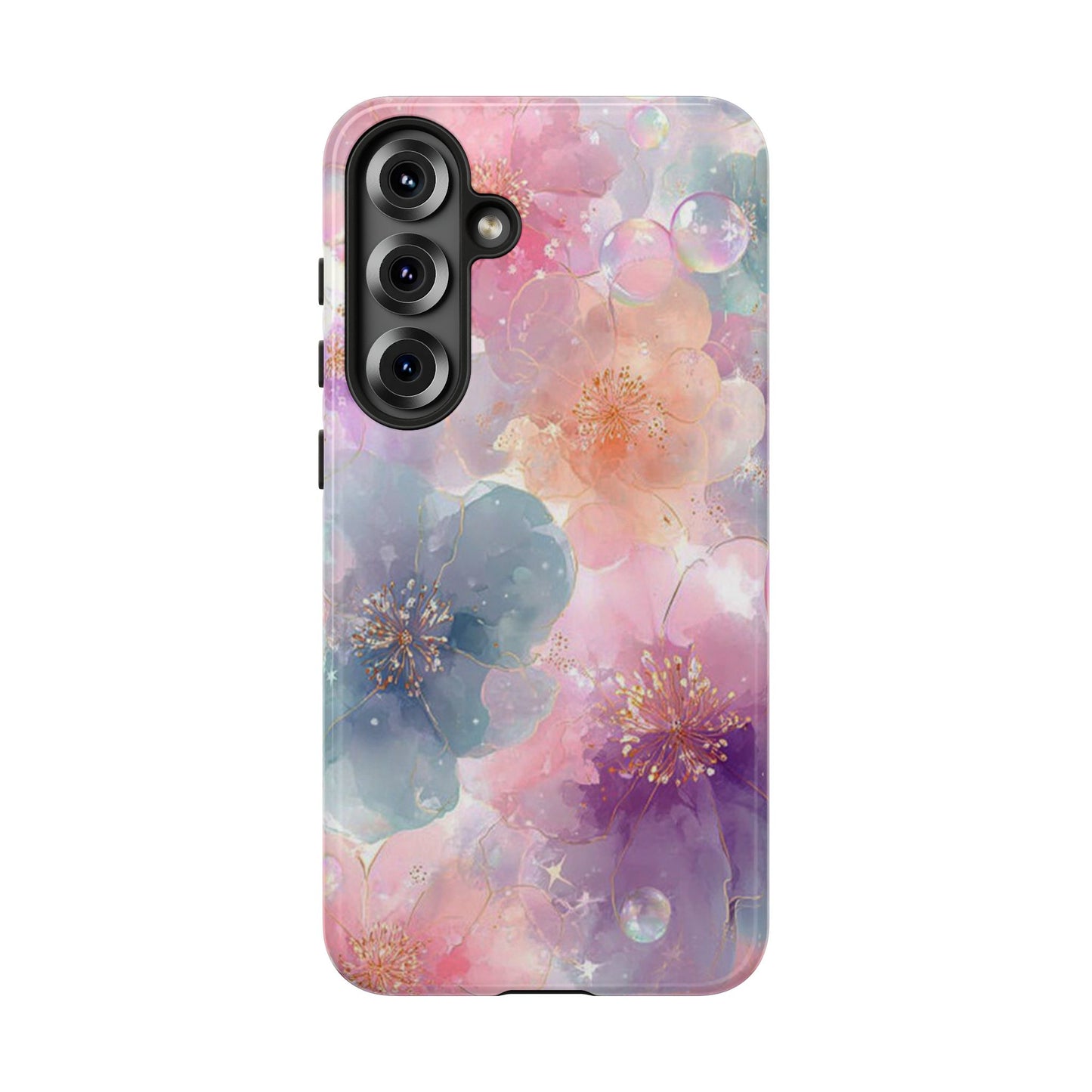 Copy of Copy of Modern Geometric Line Art Phone Case - Abstract Purple & White Tough Cover for iPhone 17, Samsung Galaxy & Google Pixel