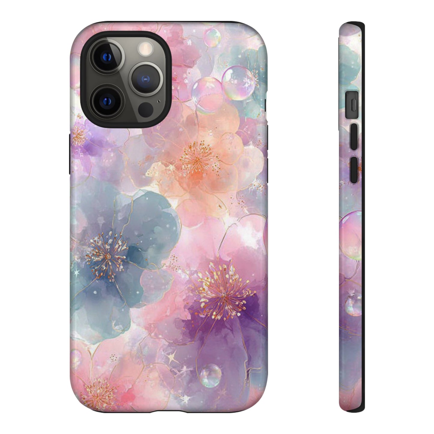 Copy of Copy of Modern Geometric Line Art Phone Case - Abstract Purple & White Tough Cover for iPhone 17, Samsung Galaxy & Google Pixel