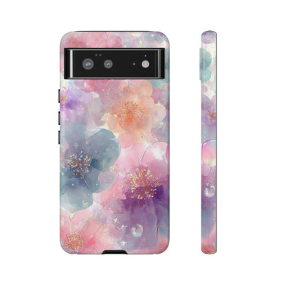 Copy of Copy of Modern Geometric Line Art Phone Case - Abstract Purple & White Tough Cover for iPhone 17, Samsung Galaxy & Google Pixel