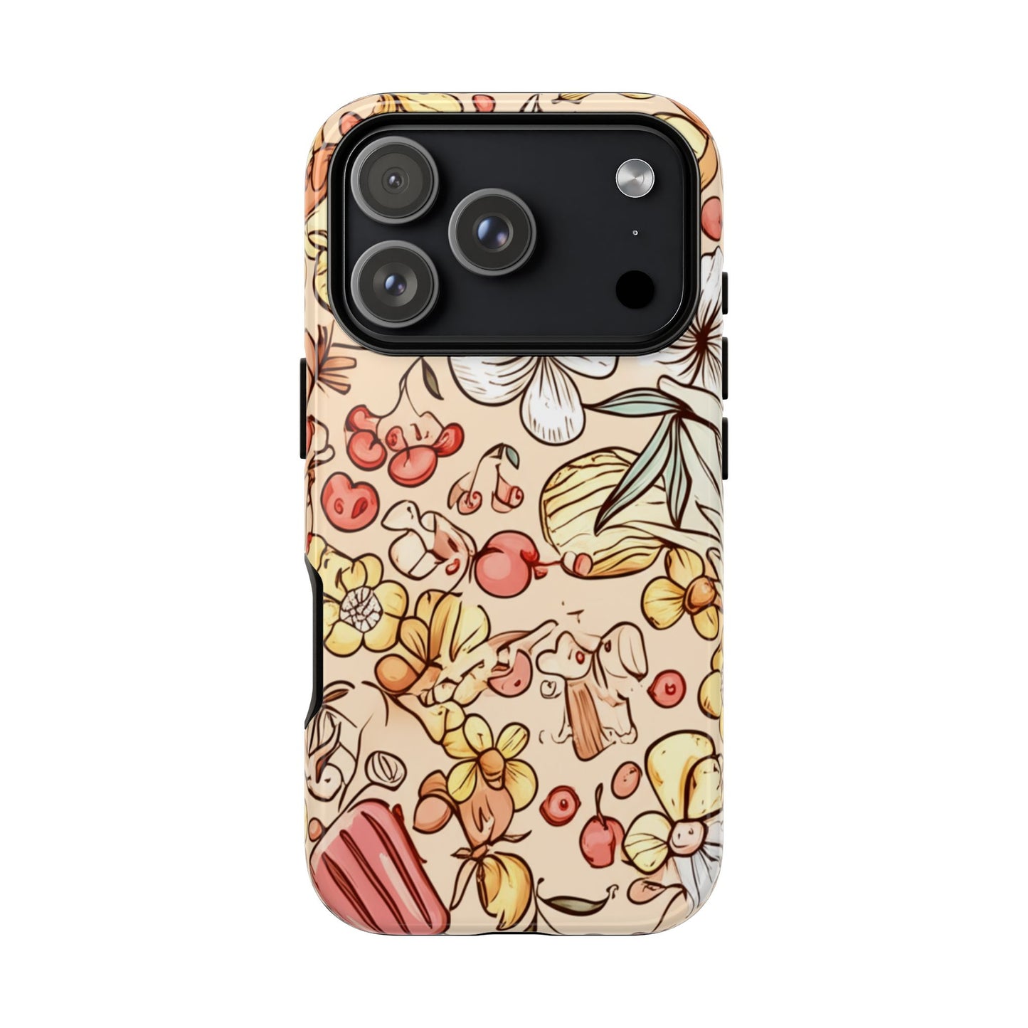 Copy of Copy of Modern Geometric Line Art Phone Case - Abstract Purple & White Tough Cover for iPhone 17, Samsung Galaxy & Google Pixel