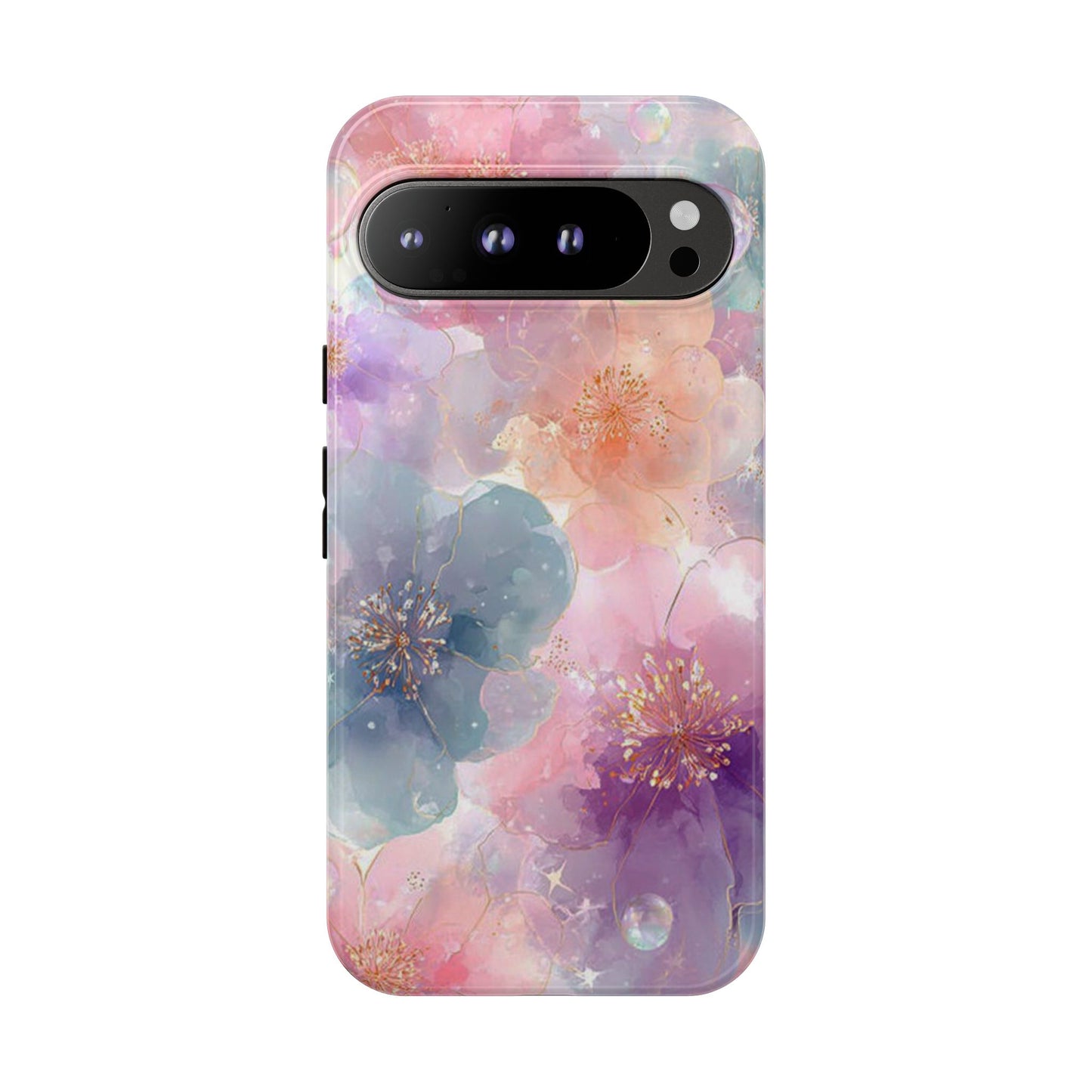 Copy of Copy of Modern Geometric Line Art Phone Case - Abstract Purple & White Tough Cover for iPhone 17, Samsung Galaxy & Google Pixel