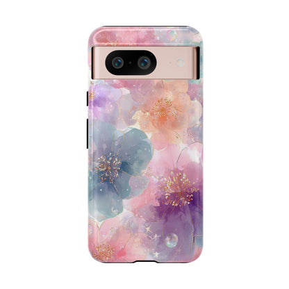 Copy of Copy of Modern Geometric Line Art Phone Case - Abstract Purple & White Tough Cover for iPhone 17, Samsung Galaxy & Google Pixel