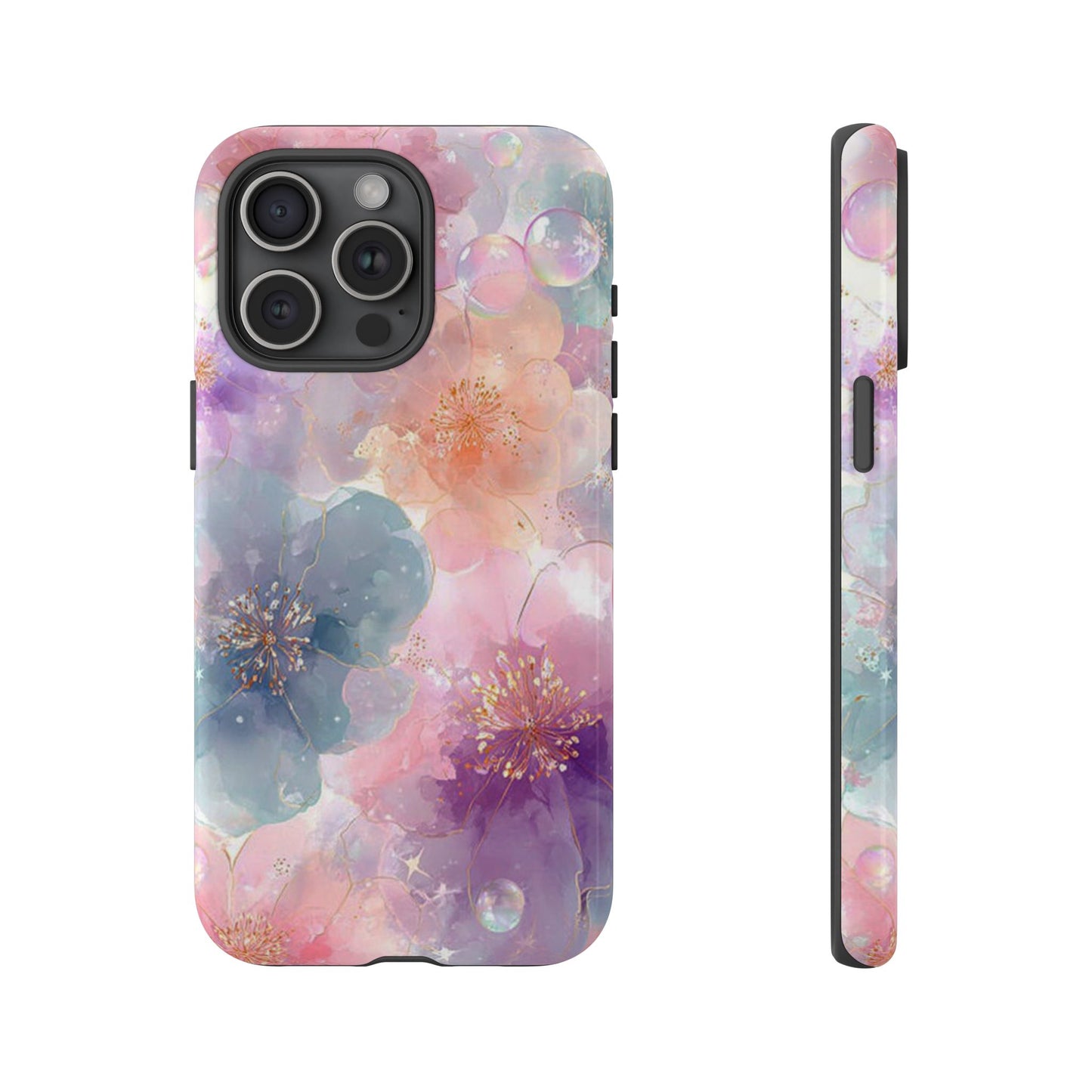 Copy of Copy of Modern Geometric Line Art Phone Case - Abstract Purple & White Tough Cover for iPhone 17, Samsung Galaxy & Google Pixel