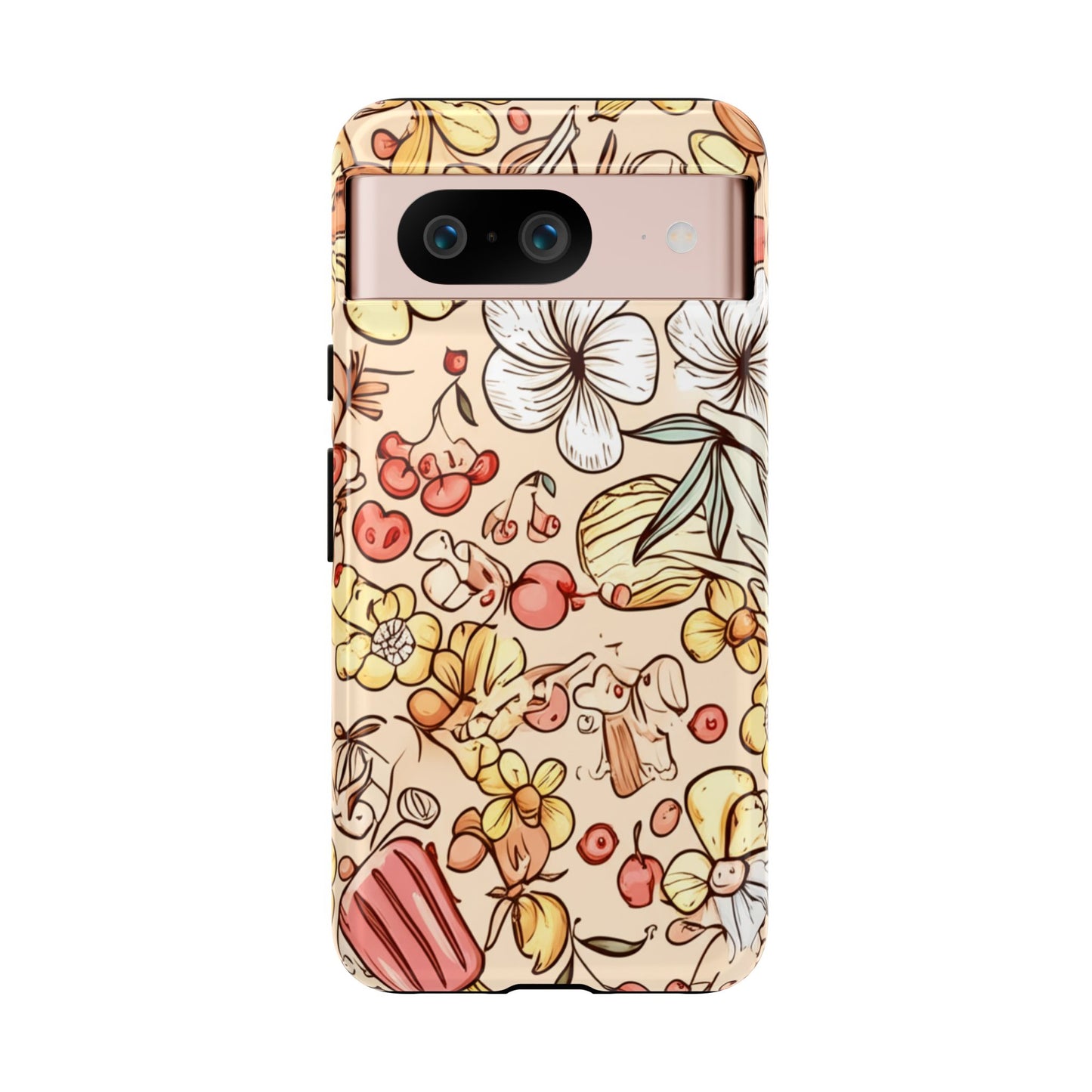 Copy of Copy of Modern Geometric Line Art Phone Case - Abstract Purple & White Tough Cover for iPhone 17, Samsung Galaxy & Google Pixel