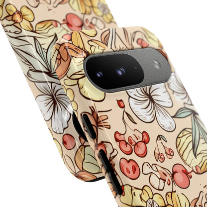 Copy of Copy of Modern Geometric Line Art Phone Case - Abstract Purple & White Tough Cover for iPhone 17, Samsung Galaxy & Google Pixel