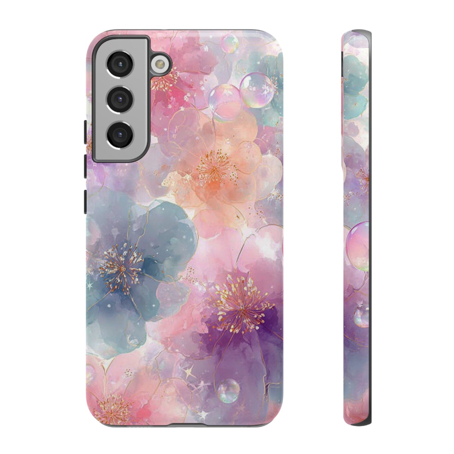 Copy of Copy of Modern Geometric Line Art Phone Case - Abstract Purple & White Tough Cover for iPhone 17, Samsung Galaxy & Google Pixel