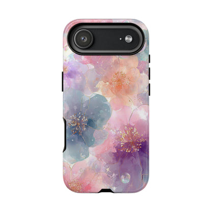 Copy of Copy of Modern Geometric Line Art Phone Case - Abstract Purple & White Tough Cover for iPhone 17, Samsung Galaxy & Google Pixel