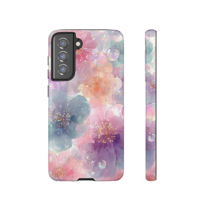 Copy of Copy of Modern Geometric Line Art Phone Case - Abstract Purple & White Tough Cover for iPhone 17, Samsung Galaxy & Google Pixel