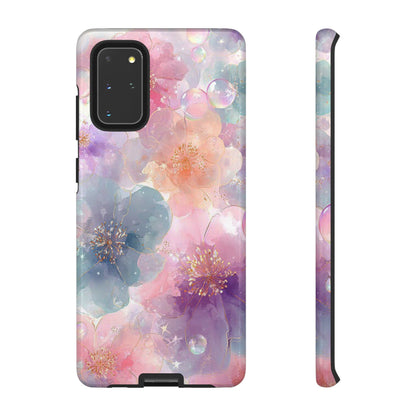 Copy of Copy of Modern Geometric Line Art Phone Case - Abstract Purple & White Tough Cover for iPhone 17, Samsung Galaxy & Google Pixel