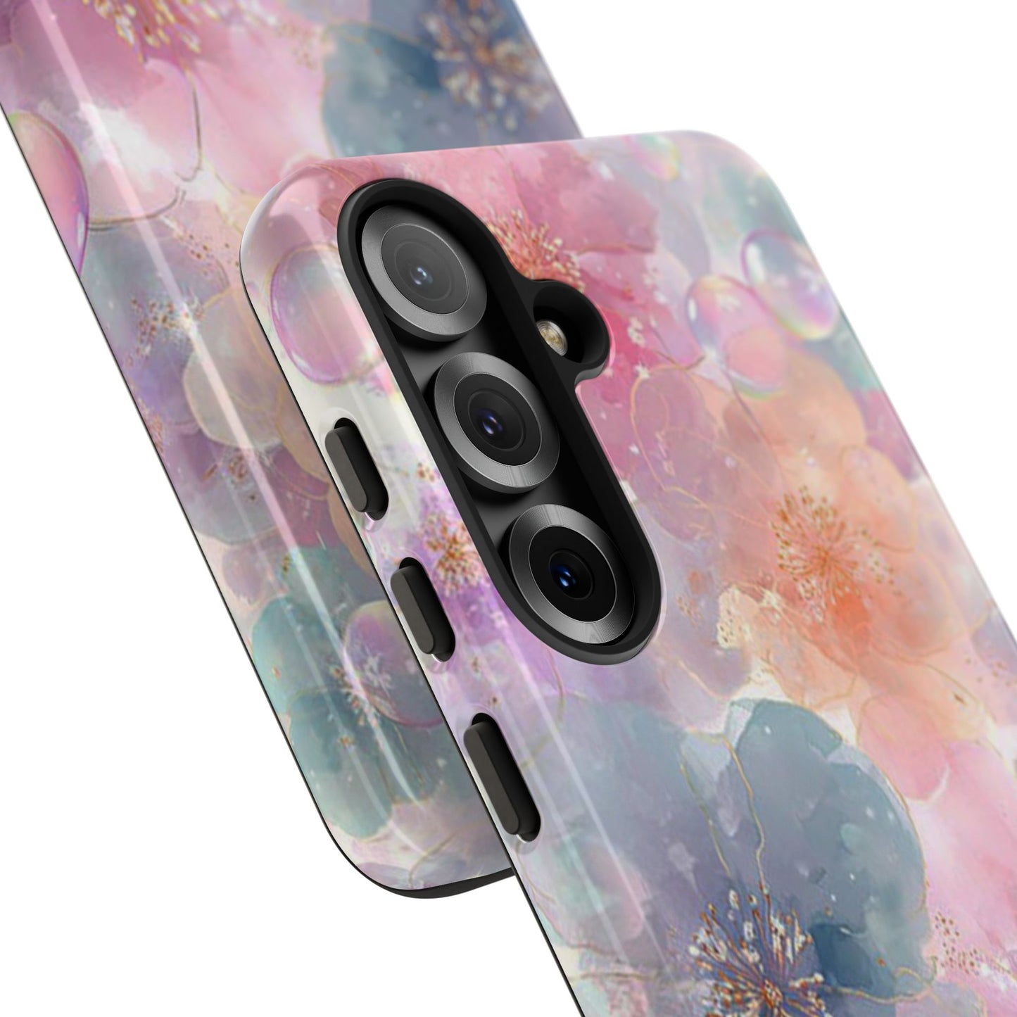 Copy of Copy of Modern Geometric Line Art Phone Case - Abstract Purple & White Tough Cover for iPhone 17, Samsung Galaxy & Google Pixel