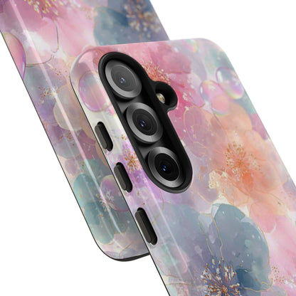 Copy of Copy of Modern Geometric Line Art Phone Case - Abstract Purple & White Tough Cover for iPhone 17, Samsung Galaxy & Google Pixel