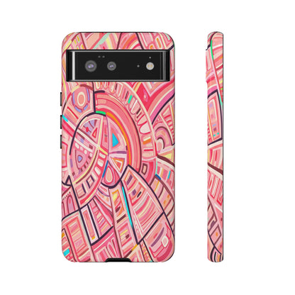 Copy of Copy of Cute Pink Kawaii Cloud and Cherry Phone Case - Tough Dual-Layer Cover with 3D Bows for iPhone 17, Samsung Galaxy & Pixel